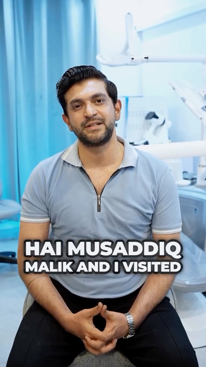 Patient testimonial filmed inside Sterling Smiles